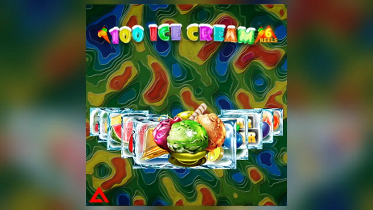 100 Ice Cream 6 Reels complete branded game thumbnail by AGT Software