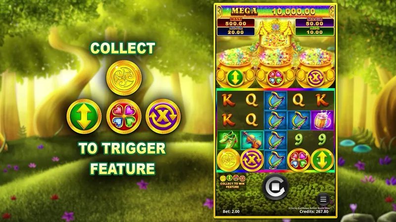 3 Lucky Rainbows Action Boost Max gameplay screenshot