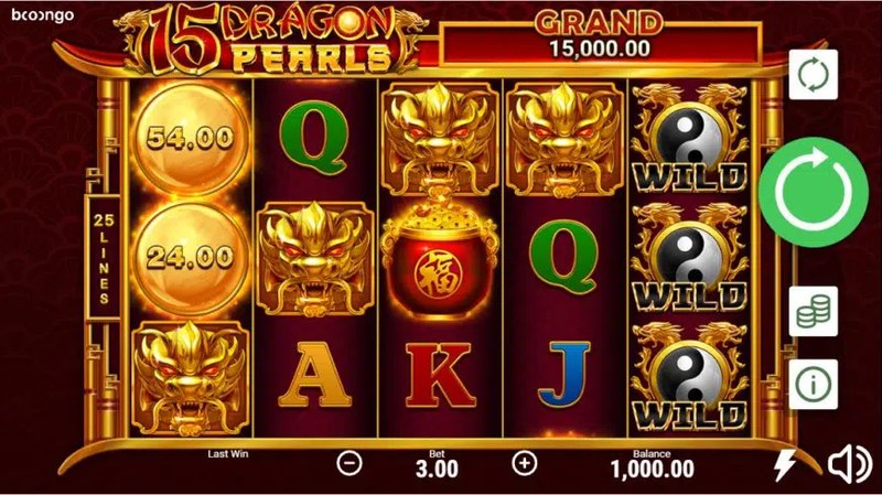 15 Dragon Pearls: Hold and Win gameplay