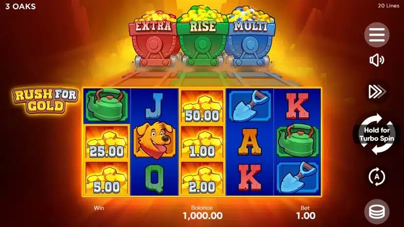 Rush for Gold gameplay