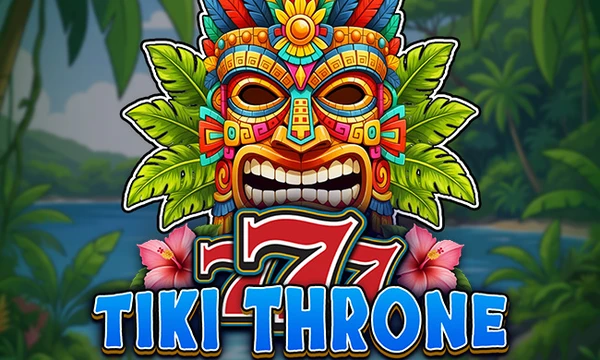 777 Tiki Throne slot logo