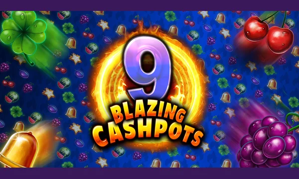 9 Blazing Cashpots slot artwork by Kalamba Games