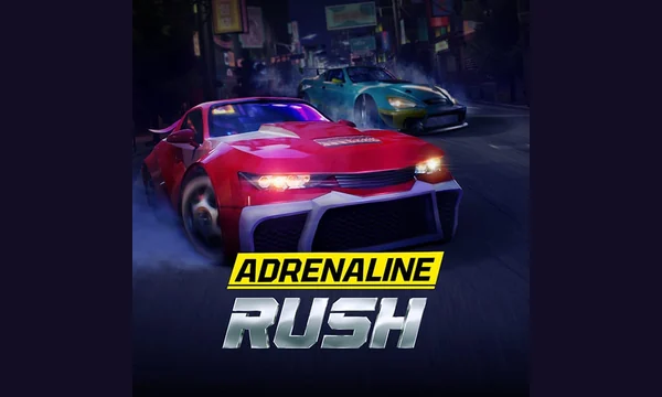 Adrenaline Rush branded game thumbnail by Evoplay