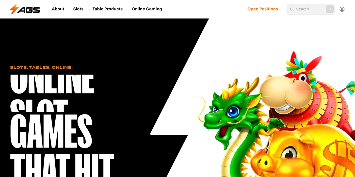 AGS's official website, playags.com