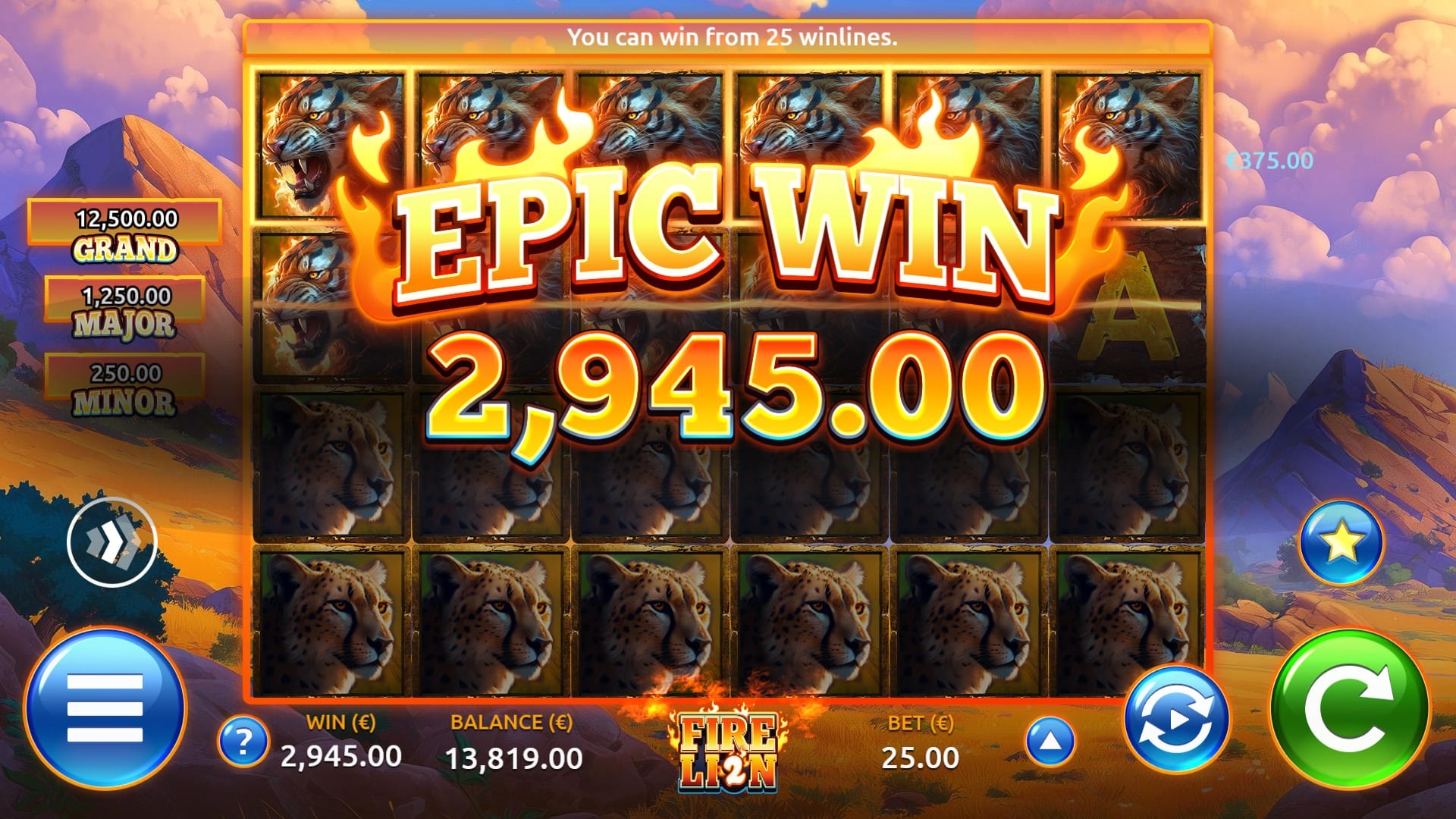 Fire Lion 2 gameplay