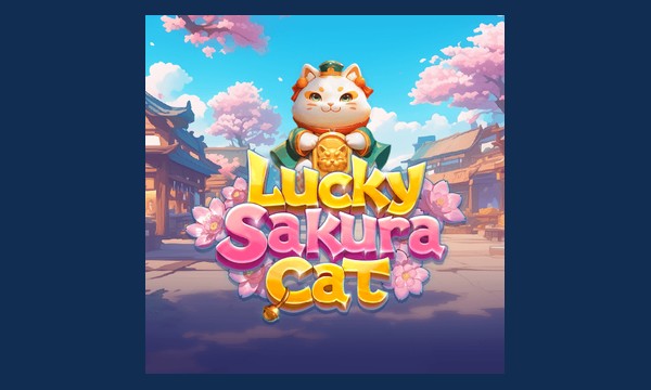 Lucky Sakura Cat slot art