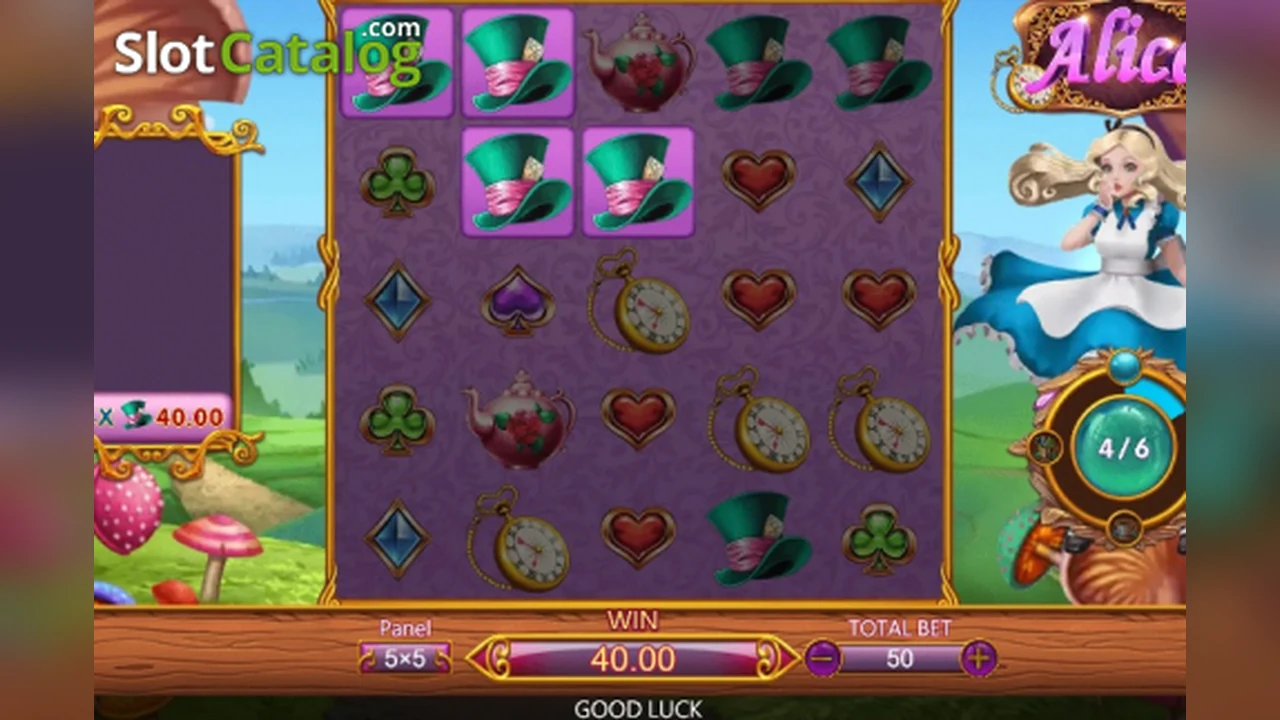 Alice loaded gameplay interface with active controls