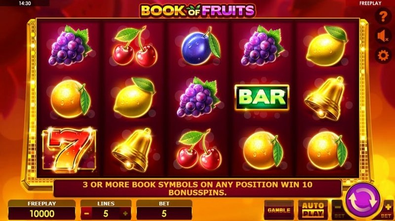 Book of Fruits gameplay