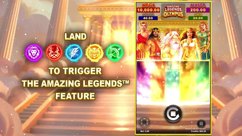 Amazing Legends Olympus gameplay screenshot