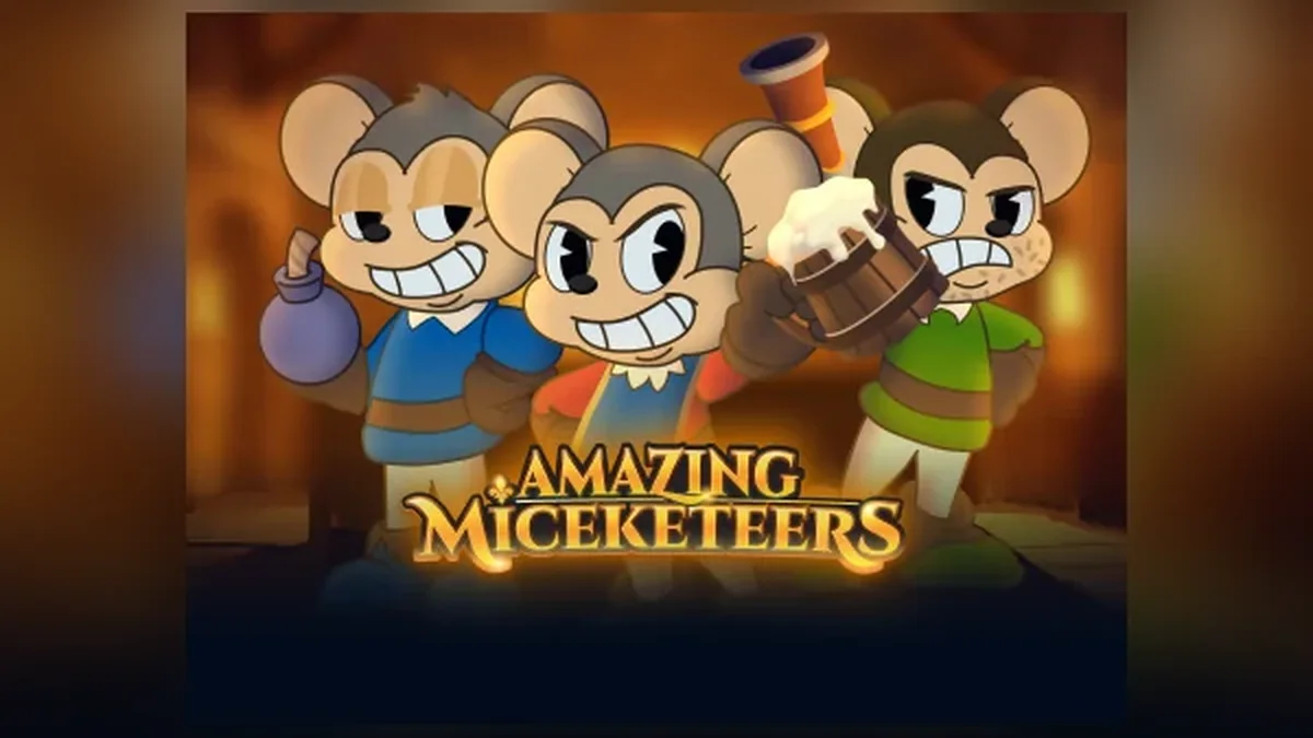 Amazing Miceketeers complete branded game artwork