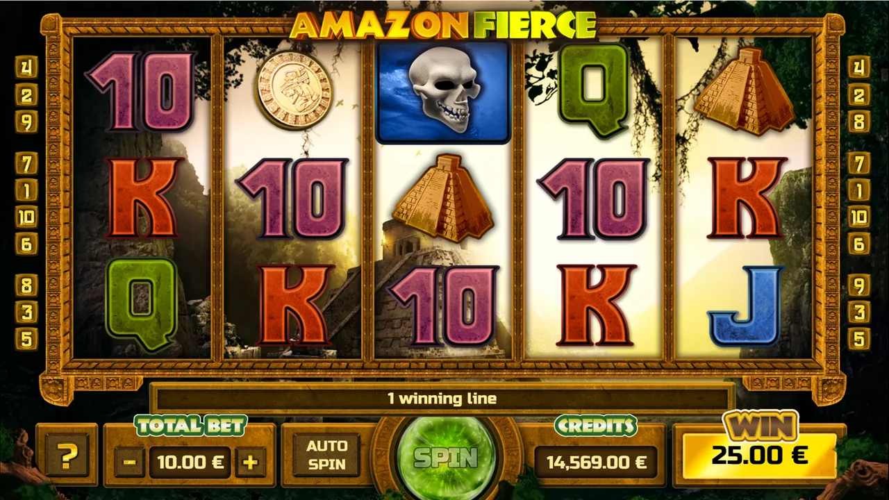Amazon Fierce official loaded gameplay interface with active controls visible