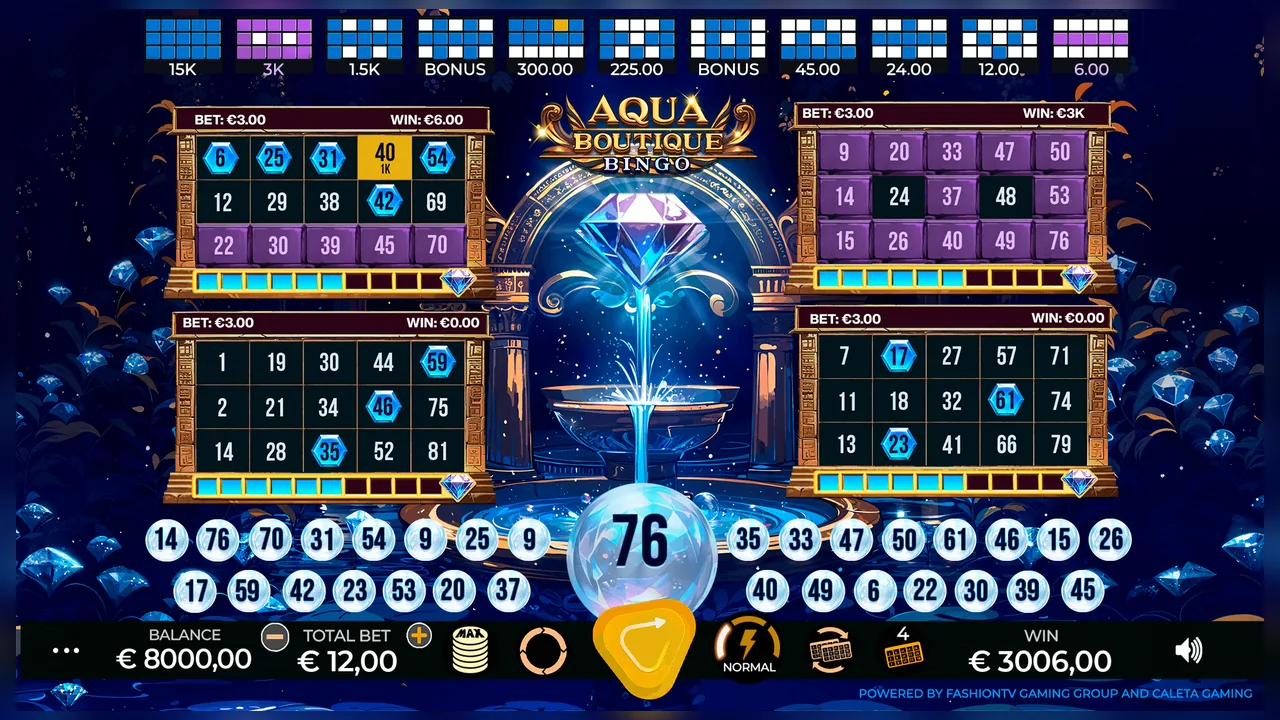 Aqua Boutique loaded gameplay interface with active controls