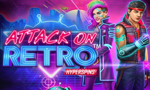 Attack on Retro slot logo