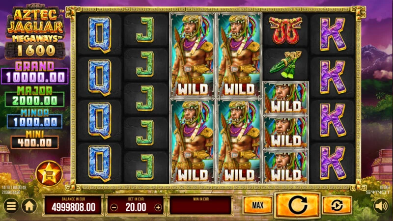 Aztec Jaguar Megaways gameplay