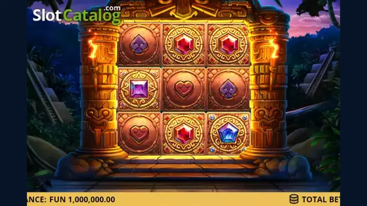 Aztec Stargems gameplay screenshot showing the game interface