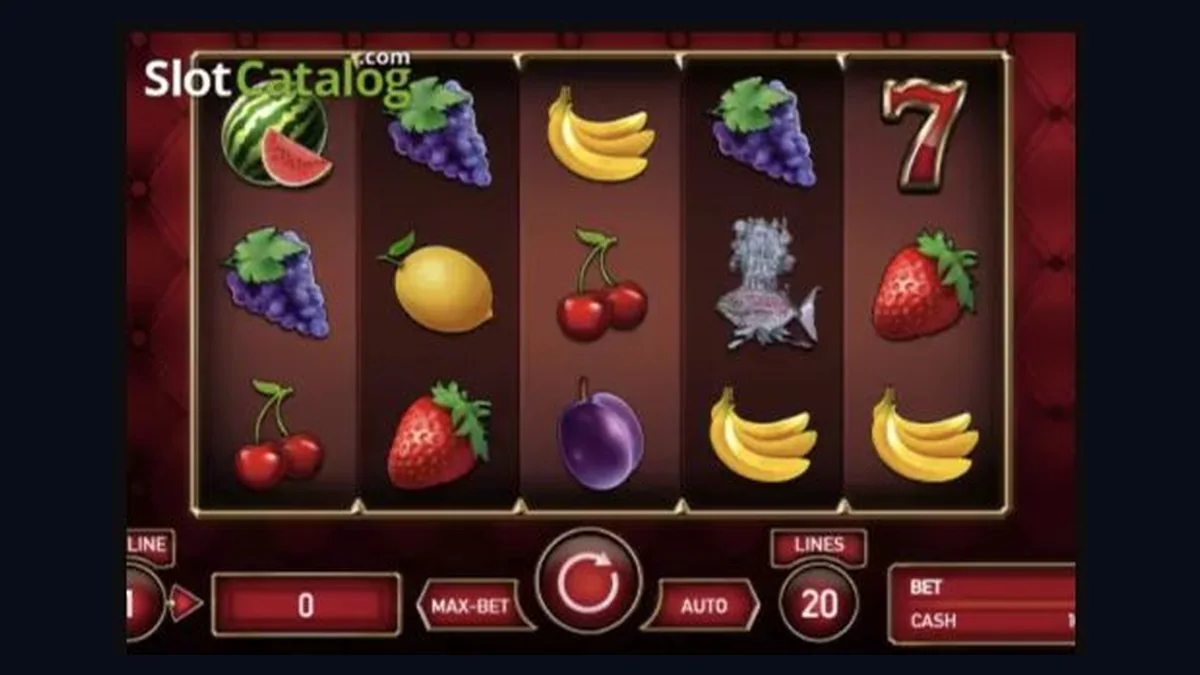 Bahamut Star 20 Lines gameplay screenshot showing the reels and controls