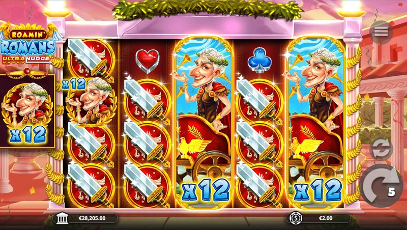 Roamin' Romans UltraNudge gameplay