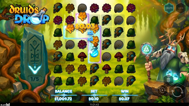 Druid's Drop cluster pays gameplay