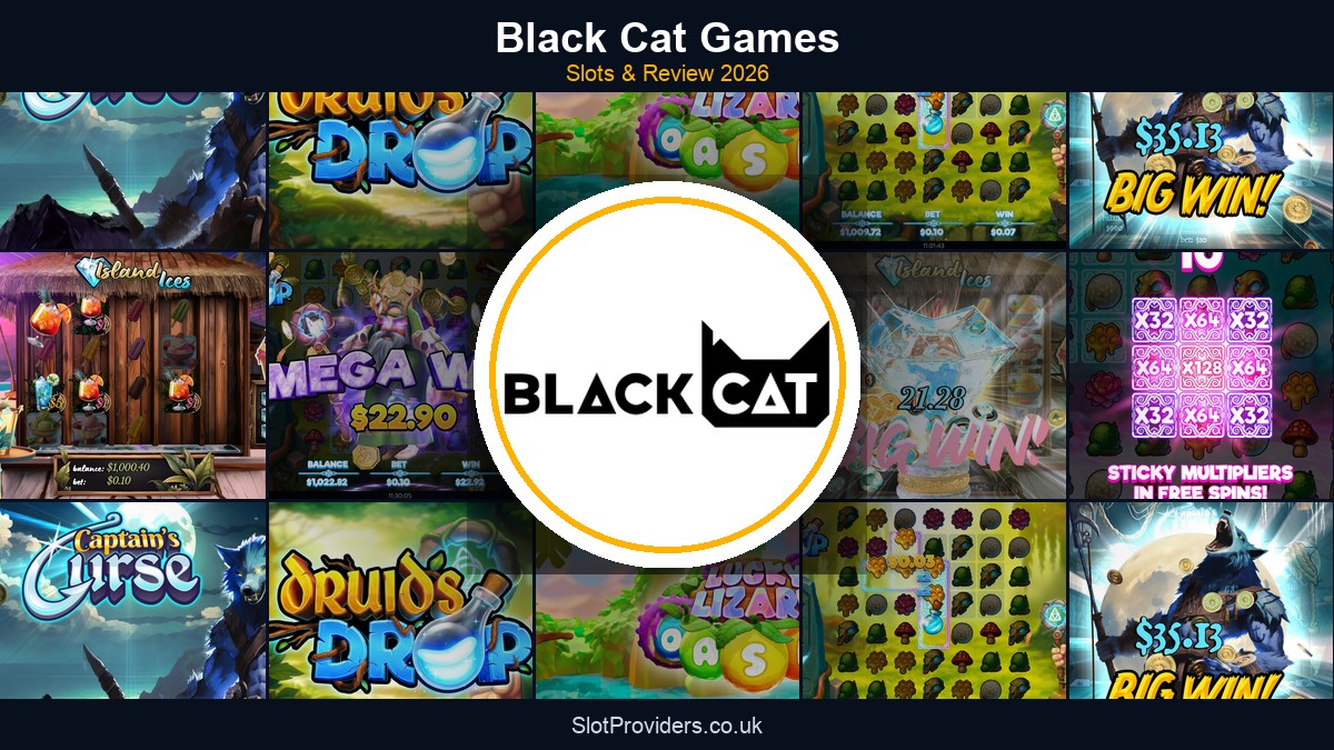 Black Cat Games - best slots at a glance