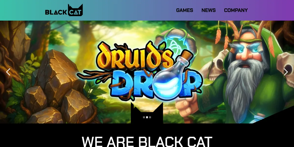 Black Cat Games's official website, blackcat.games
