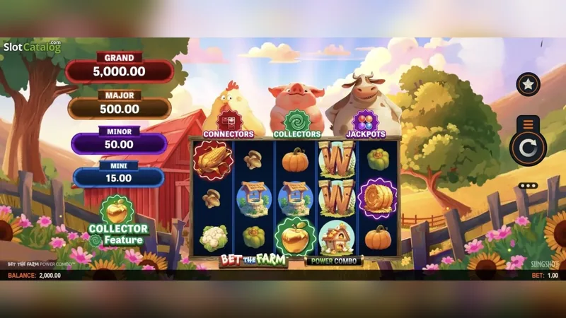 Bet the Farm Power Combo gameplay screenshot