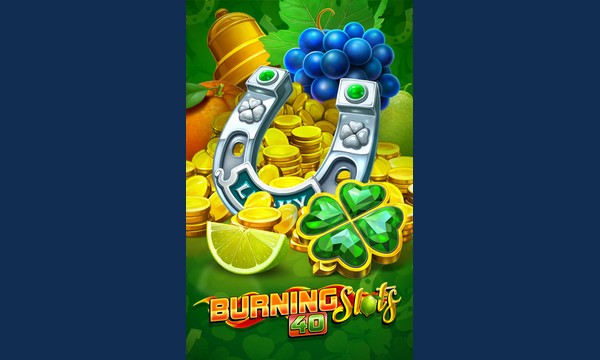Burning Slots 40 slot key art