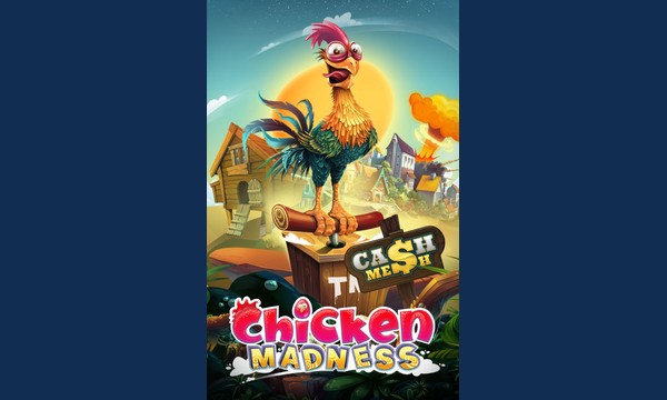 Chicken Madness slot key art