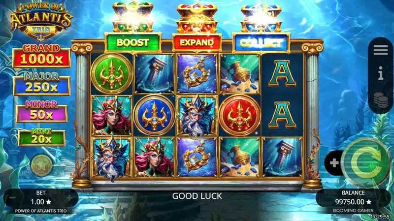 Power of Atlantis Trio gameplay