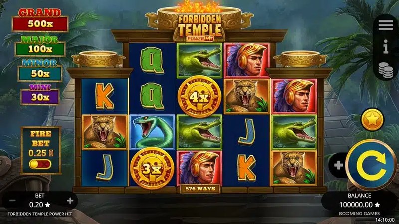 Forbidden Temple: Power Hit gameplay