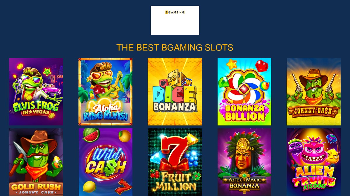 BGAMING's best slots — Elvis Frog in Vegas, Aloha King Elvis, Bonanza Billion and more, ranked by All Slot Providers