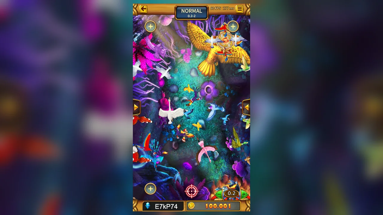 Bird's Paradise: Flying Tiger loaded gameplay interface with active controls visible