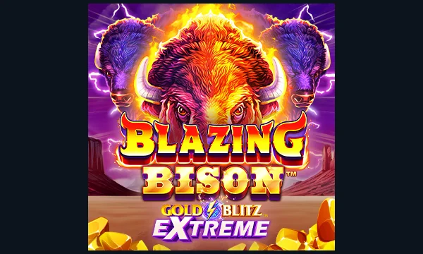Blazing Bison Gold Blitz Extreme slot artwork