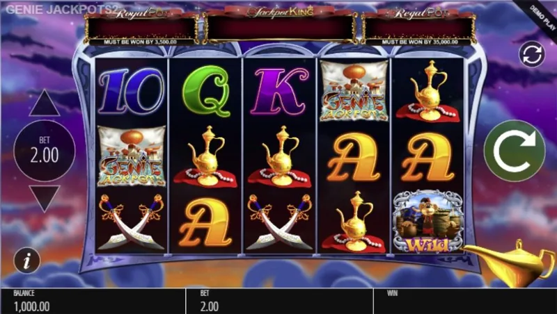 Genie Jackpots gameplay