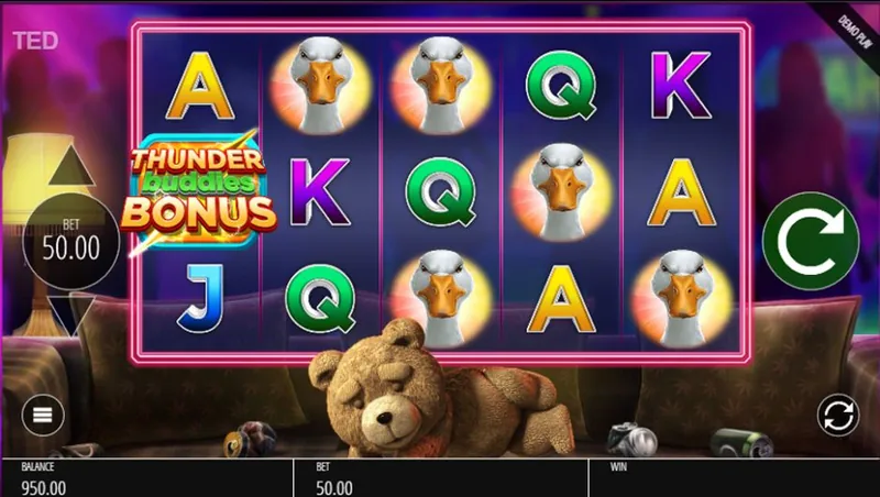Ted slot gameplay