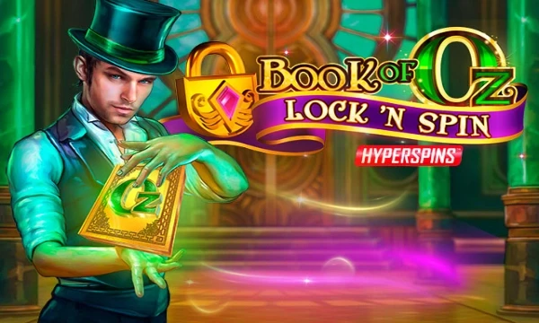 Book of Oz Lock 'N Spin slot logo