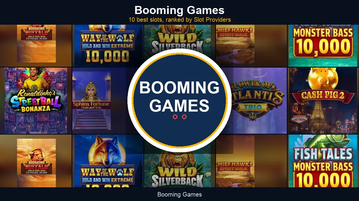 Booming Games - best slots at a glance