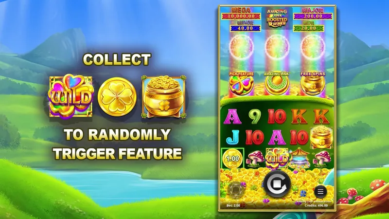 Amazing Link Boosted Riches gameplay screenshot