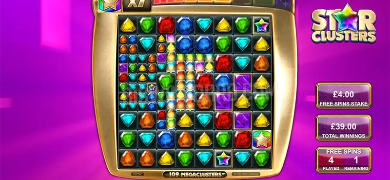 Star Clusters Megaclusters free spins