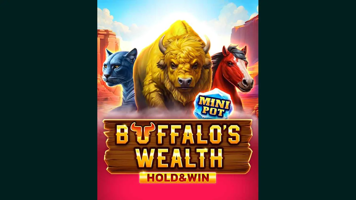 Buffalo's Wealth Hold And Win complete branded game artwork