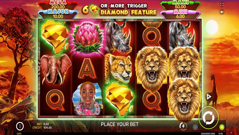 Diamond King gameplay screenshot