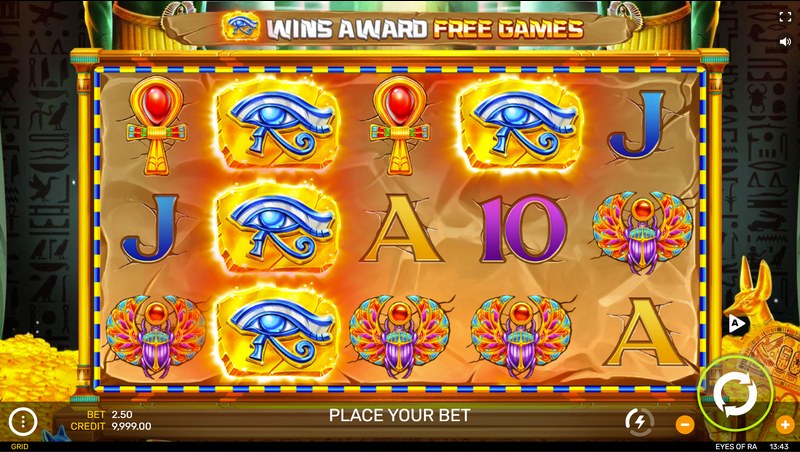 Eyes of Ra gameplay screenshot