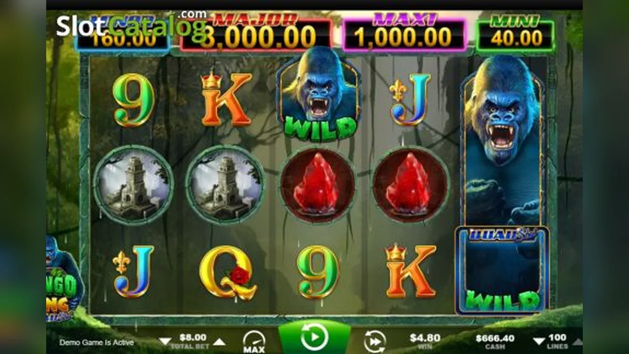 Congo King gameplay showing the game interface