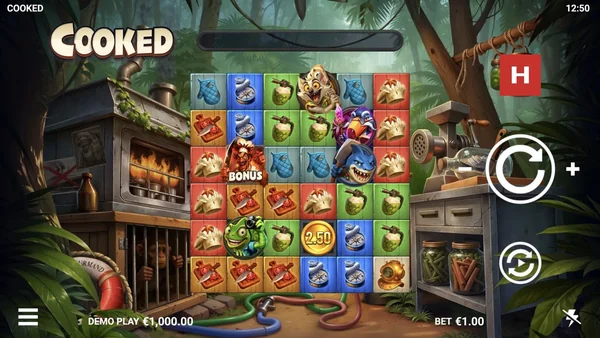 Cooked base grid captured from the official demo