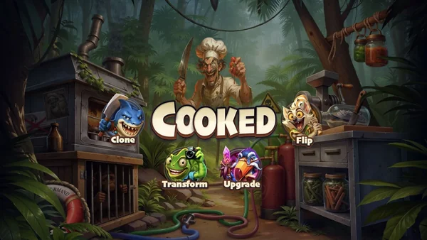 Cooked title screen from the official Hold Your Hat demo