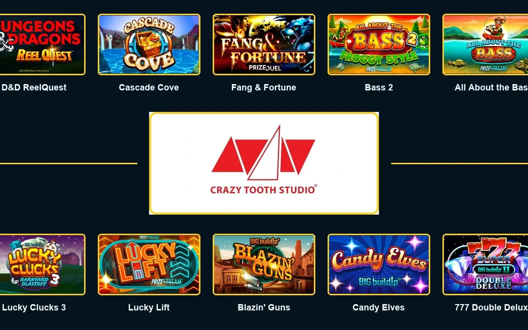 Crazy Tooth Studio Slots: ReelQuest, RTPs & UK Play