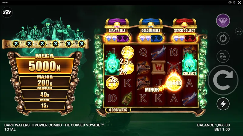 Dark Waters III Power Combo: The Cursed Voyage gameplay screenshot