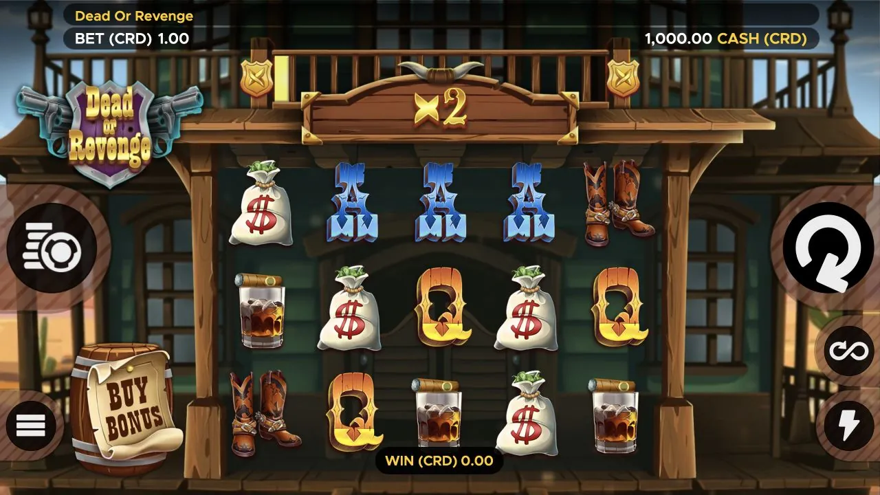 Dead or Revenge genuine loaded gameplay screen with controls visible