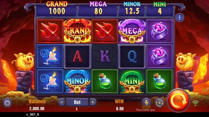 Devil Fire Twins slot gameplay — devil fire themed reels