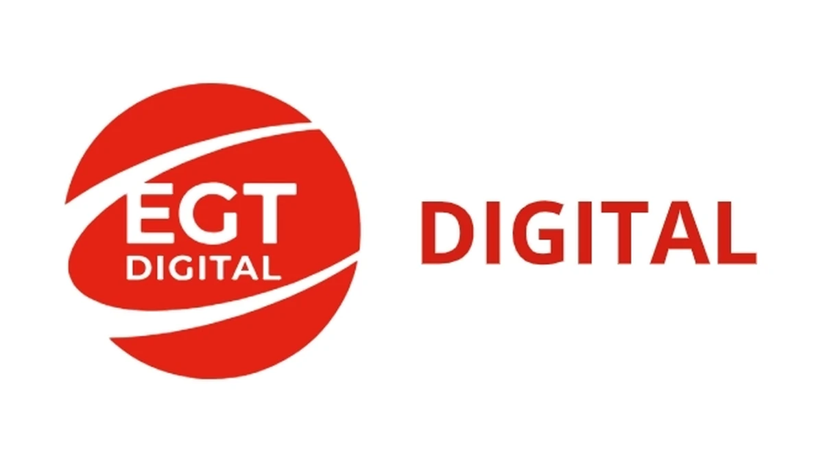 EGT Digital logo filling a continuous white background