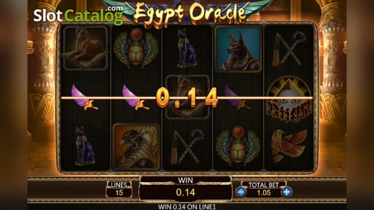 Egypt Oracle loaded gameplay interface with active controls